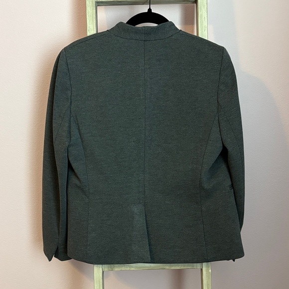 J. Crew Women's Charcoal Buttonless Blazer - Picture 5 of 5